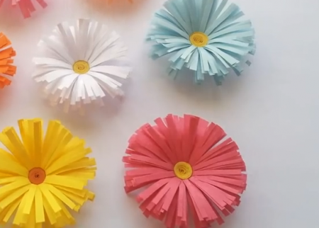 Margaritas de papel
